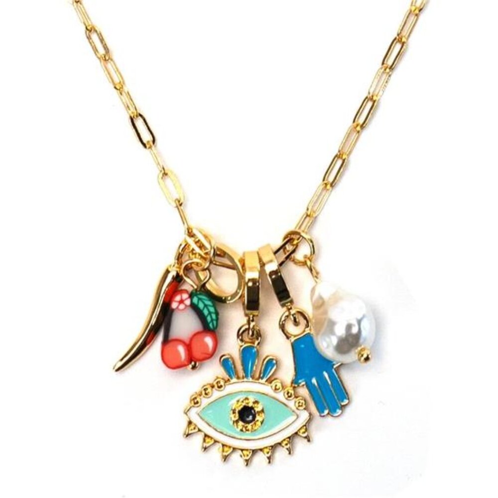 Evil Eye Protection Necklace – Amulet Pendant for Energy, Confidence & Style